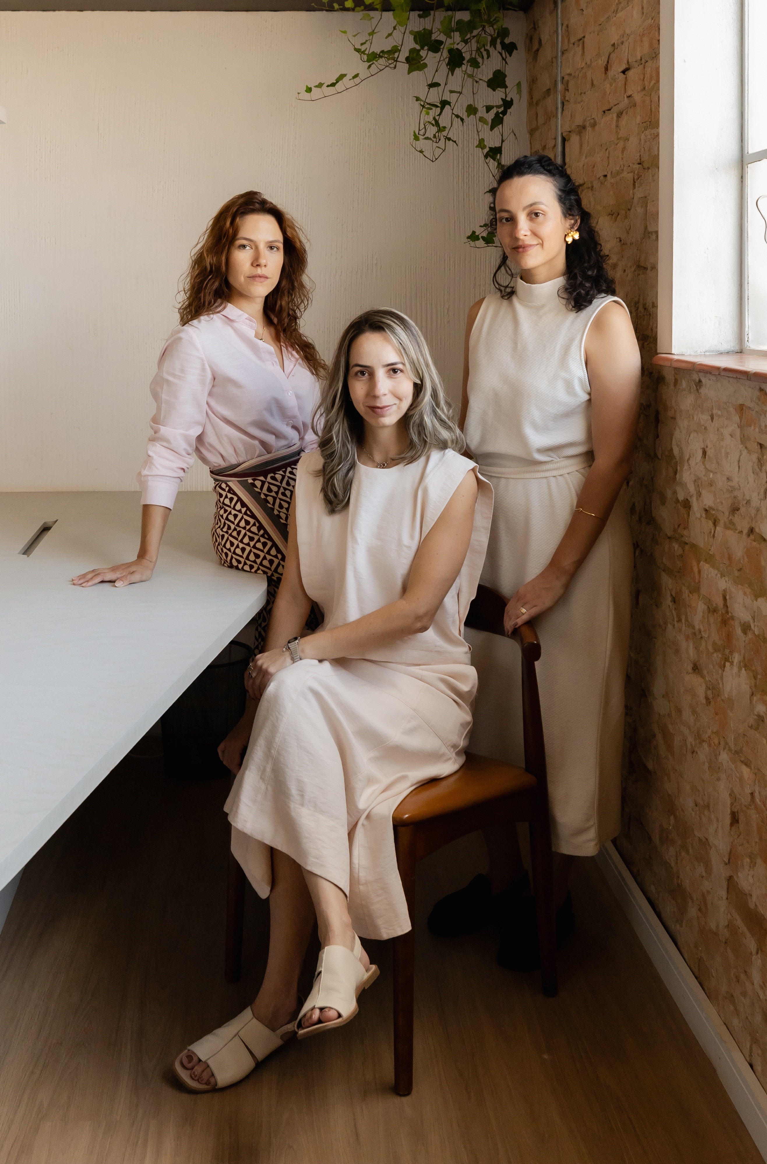 Carol, Bárbara e Alanna — equipe Arq Besô